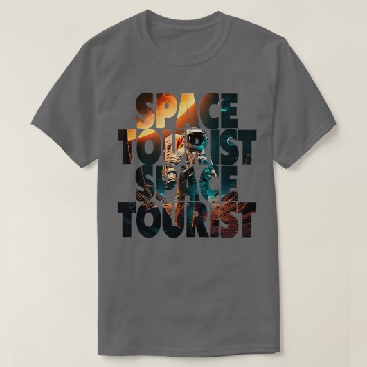 T-shirt Astronome spatiale de l'espace extra-atmosphérique (Design devant)