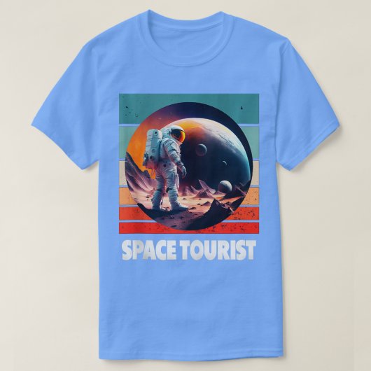 T-shirt Astronome spatiale de l'espace extra-atmosphérique (Design devant)