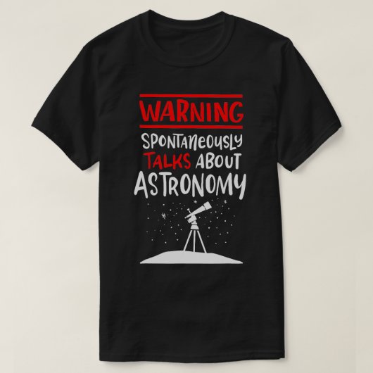 T-shirt Astronome vintage Dit Retro Telescope Space (Design devant)