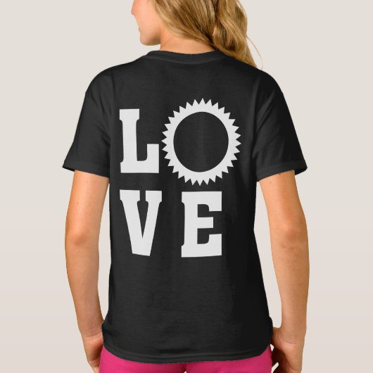 T-shirt Astronomère, Love Total Eclipse (Dos)