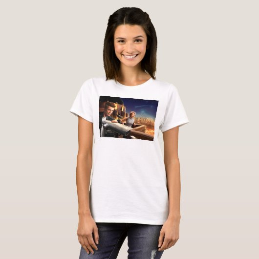 T-shirt Astronomes (Devant entier)