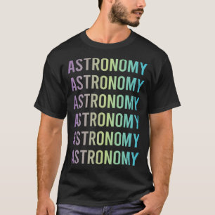 T-shirt Astronomie Bleu Violet