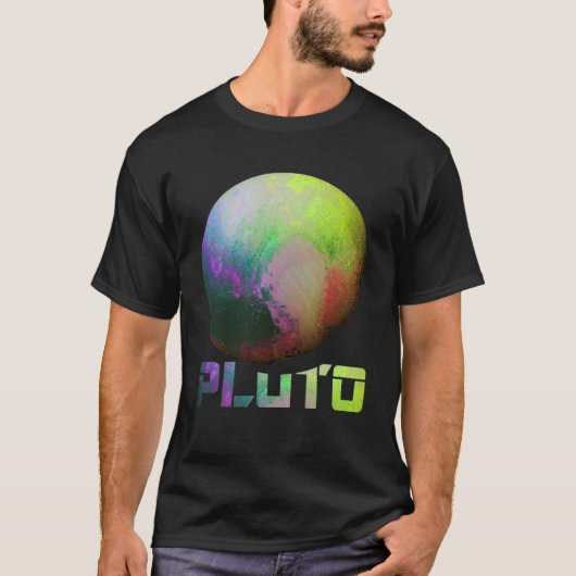 T-shirt Astronomie de la ceinture cool Pluto naine Planet (Devant)