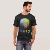 T-shirt Astronomie de la ceinture cool Pluto naine Planet (Devant entier)