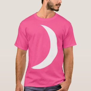 T-shirt Astronomie de la lune du croissant blanc cool