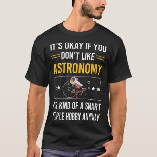 T-shirt Astronomie des personnes intelligentes