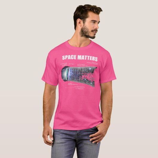 T-shirt Astronomie des questions spatiales (Devant entier)