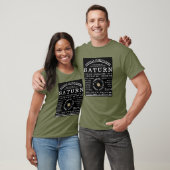 T-shirt Astronomie détaillée de la planète Saturne (Unisexe)