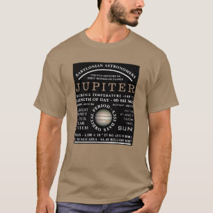 T-shirt Astronomie détaillée de Planet Jupiter