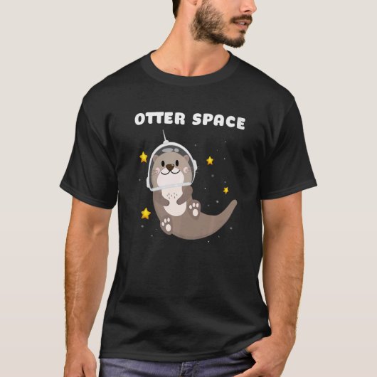 T-shirt Astronomie d'Otter Space Astronaut (Devant)