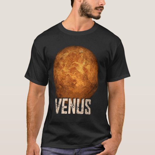 T-shirt Astronomie du système solaire de la planète Vénus (Devant)