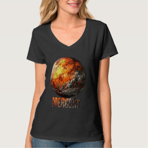 T-shirt Astronomie du système solaire Mercury Planet
