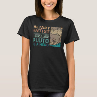 T-shirt Astronomie Planétaire vintage Pour Une Planète P