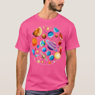 T-shirt Astronomie Planètes Univers Sciences spatiales