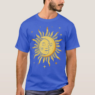 T-shirt Astronomie Retro Stars Sun Moon Planètes Astrophil