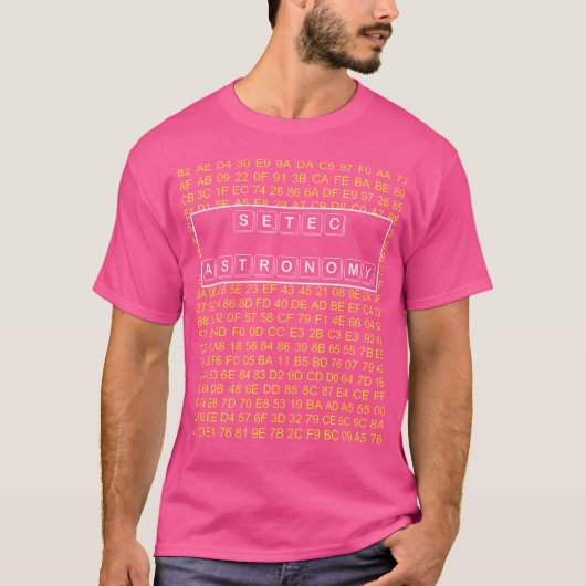 T-shirt Astronomie Setec (Devant)