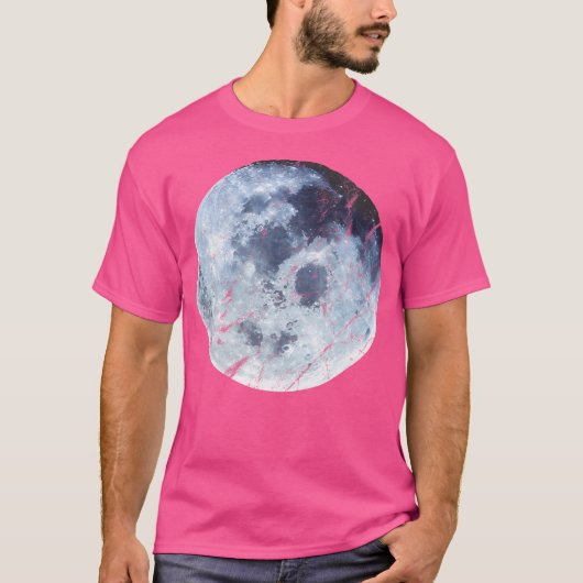 T-shirt Astronomie spatiale de l'Art Décroché de la Lune B (Devant)