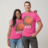 T-shirt Astronomie spatiale du système solaire Mars Planet (Unisexe)