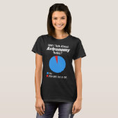 T-shirt Astronomie spatiale observée (Devant entier)
