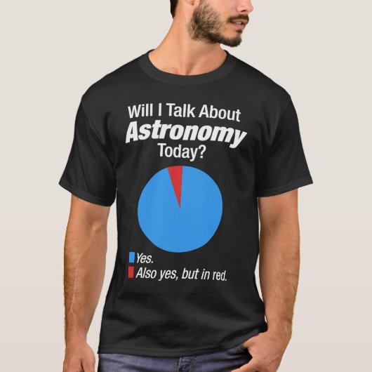 T-shirt Astronomie spatiale observée (Devant)