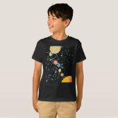 T-shirt Astronomie Système Solaire Planètes Univers (Devant entier)