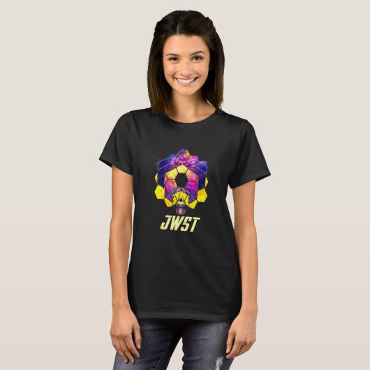 T-shirt Astronomie Webb télescope spatial Jwst Astronomy S (Devant entier)