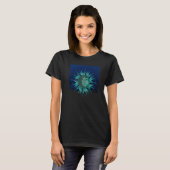 T-shirt Astronomy Celestial Bodies Sun Moon Boho Astrology (Devant entier)