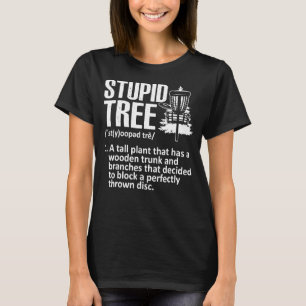 T-shirt Astuce Arbre Disc Golf Funny Frisbee Vintage