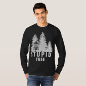 T-shirt Astuce Arbre Drôle Disque Golf (Devant entier)
