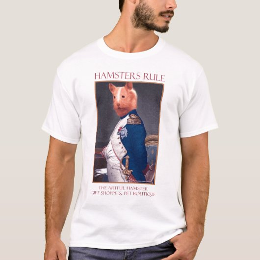 T-shirt astucieux de Napolean de hamster (Devant)