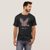 T-shirt Asuza Red-Tailed Hawk Native American Bird of Prey (Devant entier)