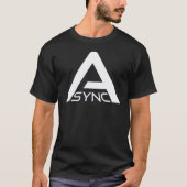 T-shirt ASYNC - Backrooms Pixels Research (Devant)