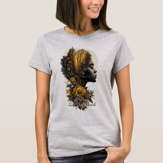 T-shirt At Peace and Unbothered - Premium Graphic Tee (Devant)