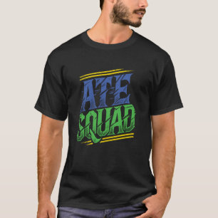 T-shirt ATE Squad Style Rétro Graffiti Vêtements de Rue Te