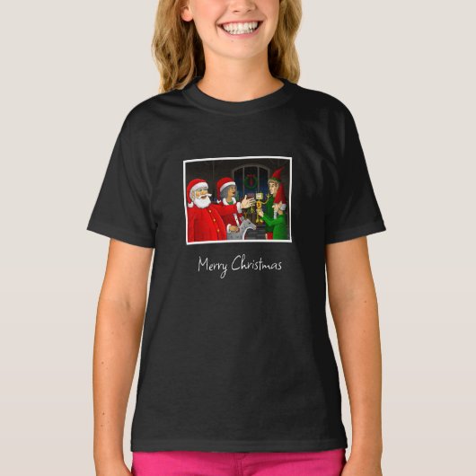 T-shirt Atelier de jouets Santas (Devant)