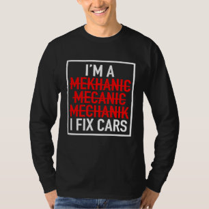 T-shirt Atelier de réparation automobile humoristique méca