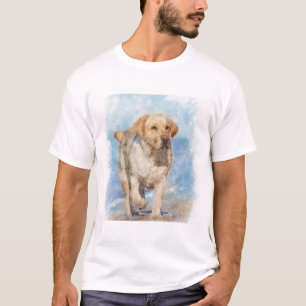 T-shirt Atelier sur l'aquarelle de plage