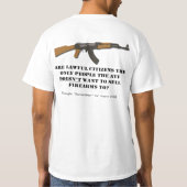 T-shirt ATF Gunwalker (Dos)