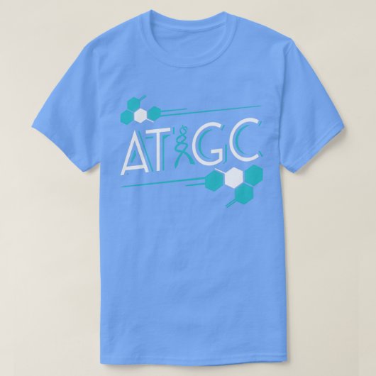 T-shirt ATGC DNA Dons de science amusants pour les enseign (Design devant)
