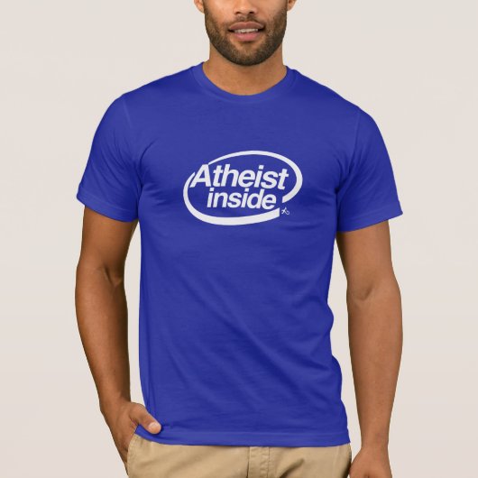 T-shirt Athée à l'intérieur (Devant)