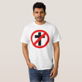 T-shirt athée d'Anti-Religion (Devant entier)