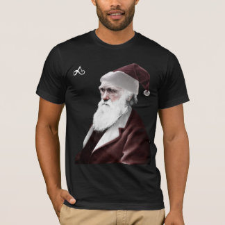 T-shirt Athée - Noël de Darwin comme père noël