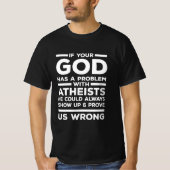 T-shirt Athée Skeptics Atheists (Devant)