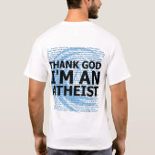 T-shirt Athées de Corpus Christi (Dos)