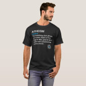 T-shirt Athéisme - définition du dictionnaire - don athée (Devant entier)