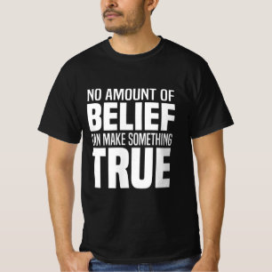 T-shirt athéisme Sceptiques Athéistes Religion Foi Dons