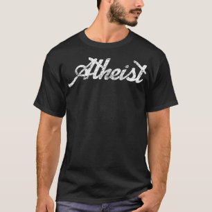 T-shirt Athéiste vintage désorganisé