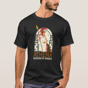 T-shirt Athéna Déesse de la Sagesse Déesse Grecque Mytholo