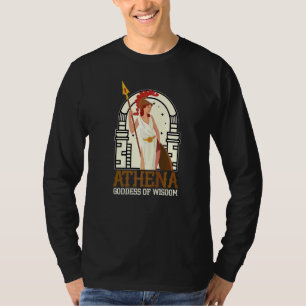 T-shirt Athéna Déesse de la Sagesse Déesse Grecque Mytholo