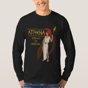 T-shirt Athéna déesse de la Sagesse Olympiens Grec antique